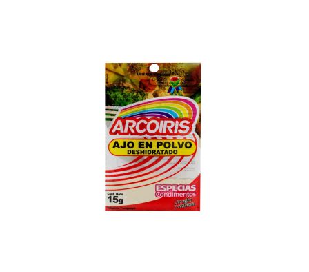 AJO EN POLVO ARCO IRIS PAQ. 15GR (20)