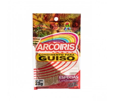 CONDIMENTO P/ GUISO ARCOIRIS PAQ.X 25G (20)