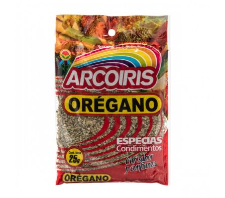 OREGANO ARCOIRIS PQ. 25GR (20)