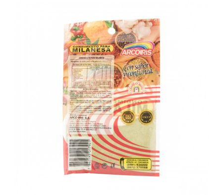 CONDIMENTO P/MILANESA ARCOIRIS X 25 GR (20)