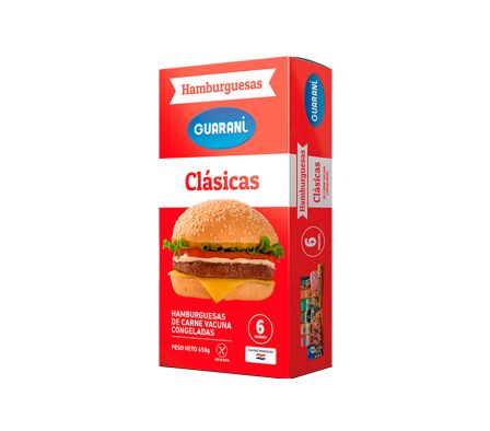 HAMB. GUARANI CLASICA X 6 UN