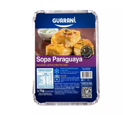 SOPA PARAGUAYA GUARANI CONGELADO X 1KG (10)