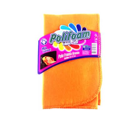 PAÑO FRANELA POLIFOAM GRANDE 45 X 37CM (25)