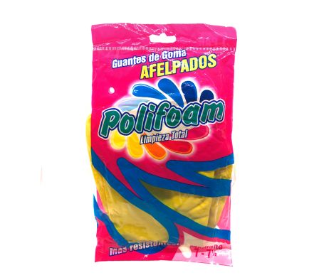 GUANTE DE GOMA MED. POLIFOAM (12)