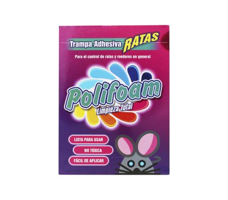 TRAMPA ADHESIVA RATAS POLIFOAM