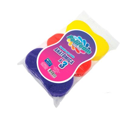 ESPONJA POLIFOAM P/ BAÑO ANATOMICA X3 (12)