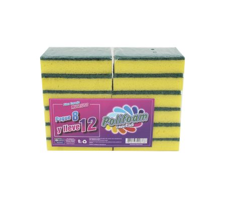 ESPONJA MULTIUSO POLIFOAM P8 LL 12 (6)