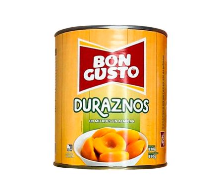 DURAZNO BON GUSTO LATA X 830GR (12)
