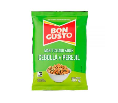 MANÍ BON GUSTO CEBOLLA Y PEREJIL X 100GR (12)