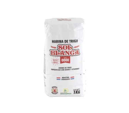 HARINA SOL BLANCA 0000 1KG