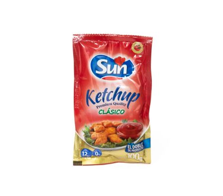 KETCHUP SUN CLASICO SACHET 100G (24)