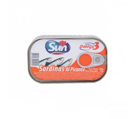 SARDINA CON PICANTE SUN ABREFACIL 125 GR.