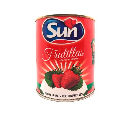 FRUTILLA SUN LATA X 820GR (12)