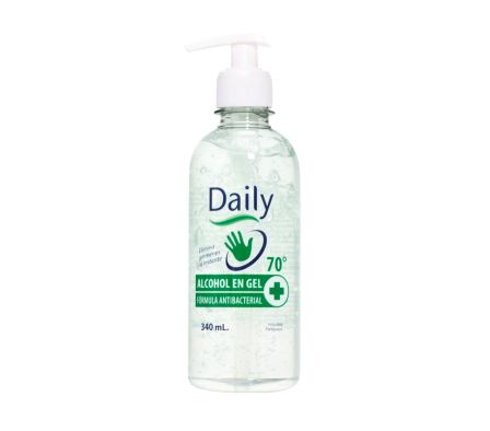 ALCOHOL EN GEL DAILY AL 70´ X 350ML (12)
