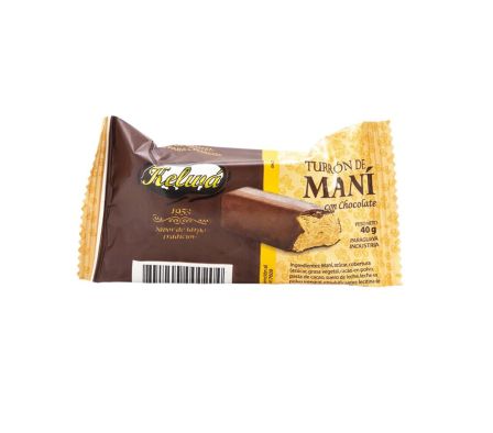 TURRON DE MANI KELVA CHOCOLATE X 40GR (189)
