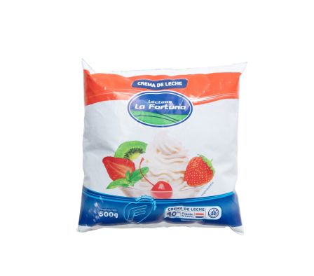CREMA DE LECHE LA FORTUNA SACHET 500 ML