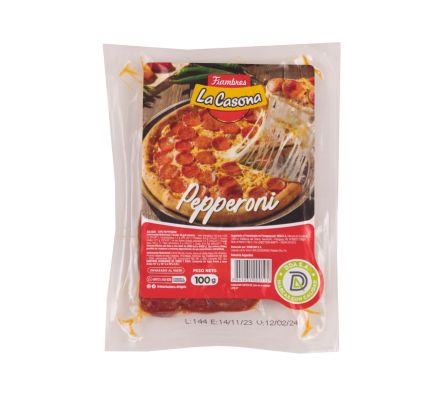 PEPPERONI LA CASONA FETEADO X 100 GR