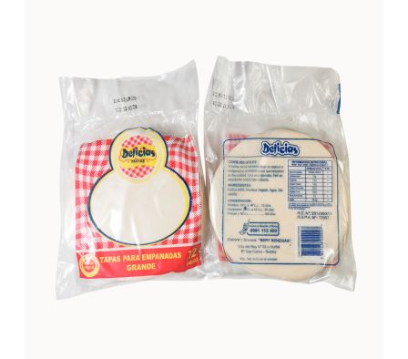 DISCO PARA EMPANADA GRANDE LAS DELICIAS