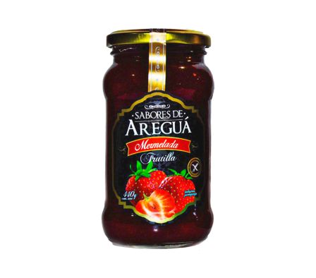 MERMELADA SABORES DE AREGUA FRUTILLA 440GR (12)