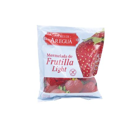 MERMELADA LIGHT F&F FRUTILLA 250GR SACHET (24)