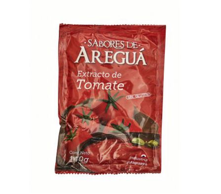 EXTRACTO DE TOMATE SABORES DE AREGUA SACHET 140GR (50)