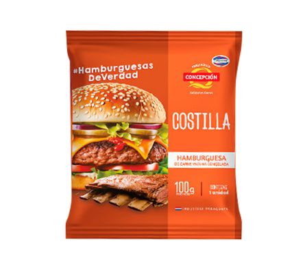 HAMB. CONCEP.COSTILLA INDIVIDUAL 100GR (16 X 7)