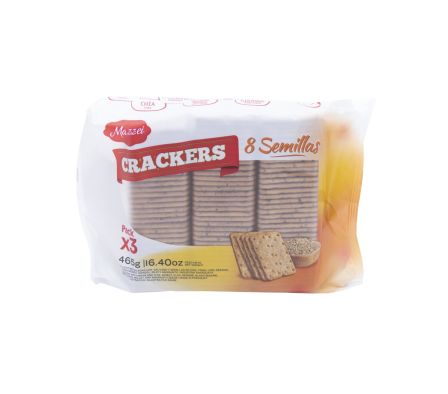GALL. CRACKER MAZZEI TRIPACK 8 SEMI. 465 GR