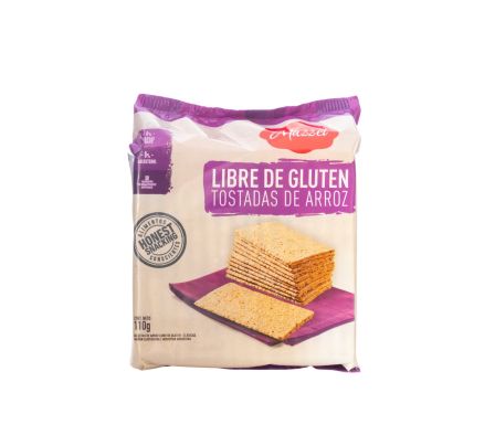 TOSTADAS DE ARROZ MAZZEI S/GLU 110G (10)