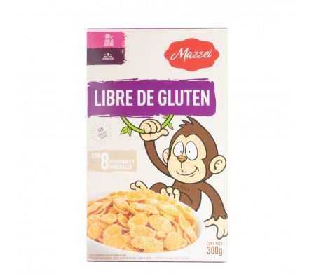 CEREAL MAZZEI HOJUELAS S/GLUTEN 300 GR (10)