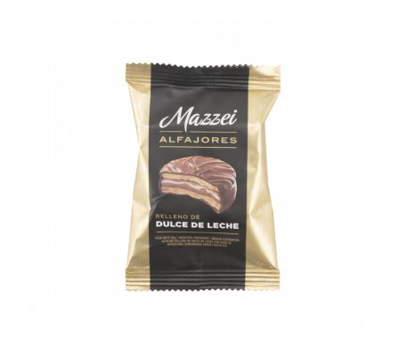 ALFAJOR MAZZEI PREMIUM BAÑO NEGRO 50GR(12)