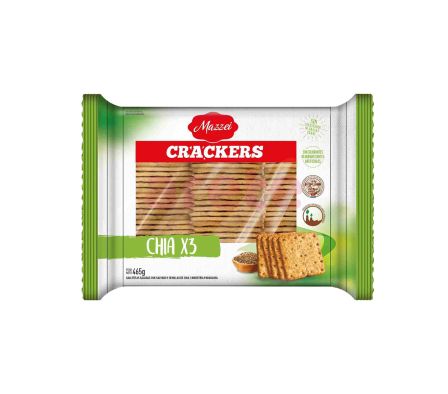 GALLETITA CRACKER CHIA TRIPACK 465GR(12)