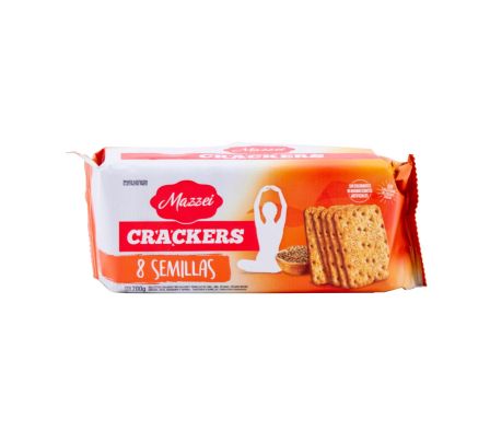 GALLETITA MAZZEI CRACKERS 8 SEMILLAS 200 GR (30)