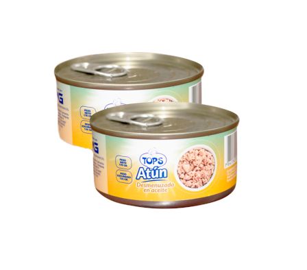 ATUN TOPS DESMENUZADO EN ACEITE X 170 GR (48)