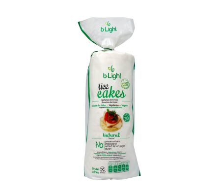 GALLETA DE ARROZ NATURAL B-LIGHT 85GR (24)