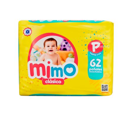 PAÑAL MIMO ECO P MEGA PACK X62UNIDS(4)