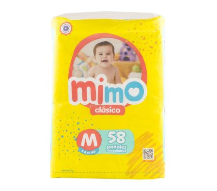 PAÑAL MIMO ECO M MEGA PACK X58UNIDS(4)
