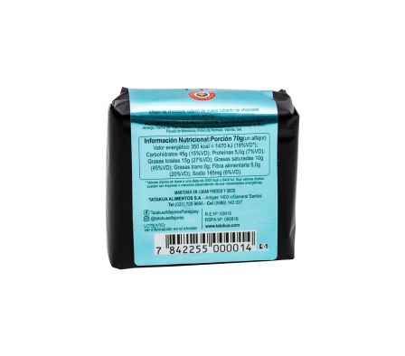 MEGA ALFAJOR TATAKUA NUTELA 70 GR.