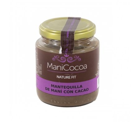 MANTEQUILLA DE MANI NATURE FIT C/CACAO 220GR