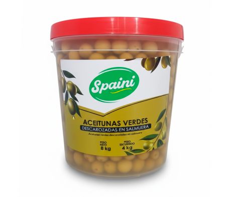 ACEITUNA SPAINI DESCAROZADA BALDE 8KG