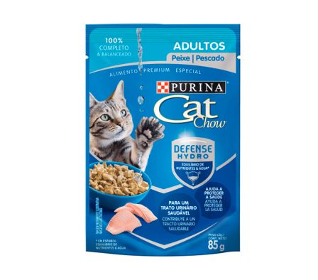 ALIM. HUMEDO P/ GATO CAT CHOW PESCADO X 85GR (15)