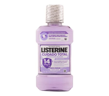 ENJ. BUCAL LISTERINE CUIDADO TOTAL 12 ZERO 250ML (12)3