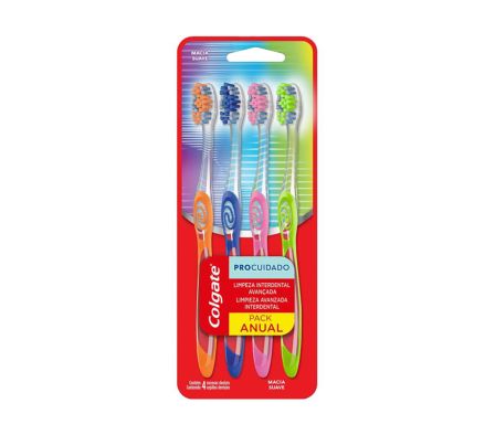 PACK X4 CEPILLO DENTAL COLGATE PROCUIDADO (12)
