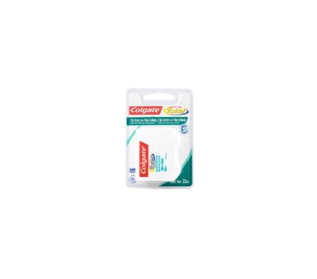 HILO DENTAL COLGATE TOTAL FLUOR Y MENTA 25