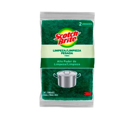 ESPONJA SCOTH BRITE LIMP. PESADA X 2UN (72)