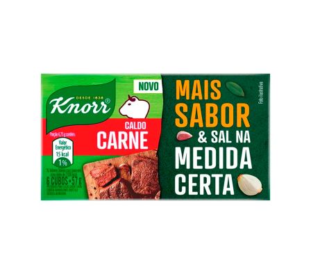 CALDO KNORR CARNE 6CUB.(16X10) 57GR.(16)