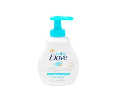 JABON LIQ. BABY DOVE HIDRA. ENRIQ. 200ML (12)