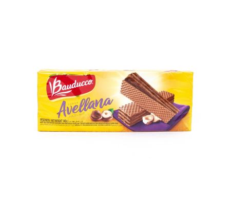 GALLET. WAFFER BAUDUCO CHOC.C/AVELL. 140 GRS.(24)