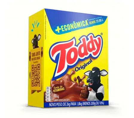 CHOCOLATE EN POLVO TODDY CAJA 1,800 K.(6)