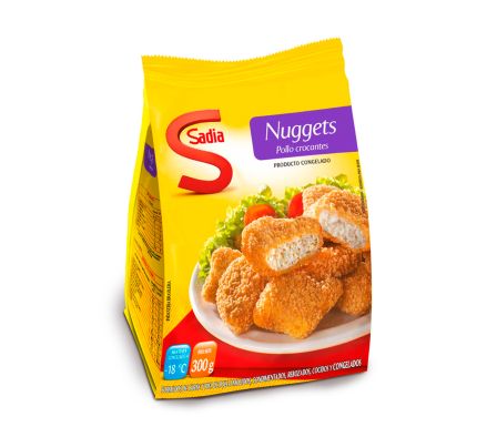 NUGGETS DE POLLO CROCANTE SADIA 300 GRS.(16)