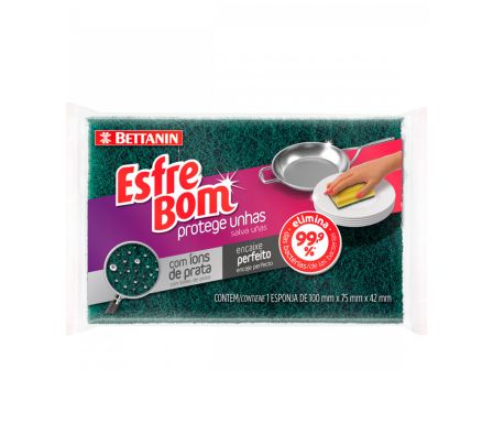ESPONJA BETTANIN ESFRE-BOM MULTIUSO 100MMX75MMX42 (60)